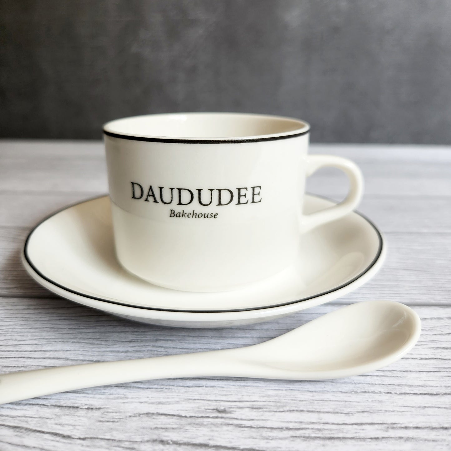 Teacup with Saucer and Spoon
