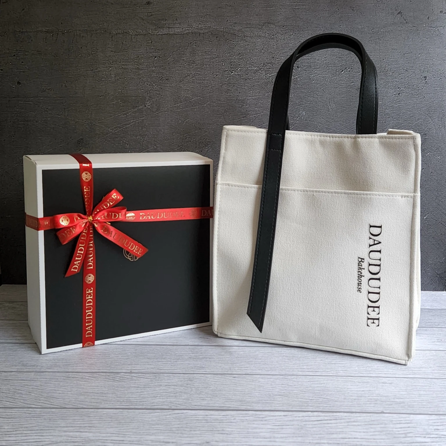 Mother’s Day gift box paired with a canvas tote